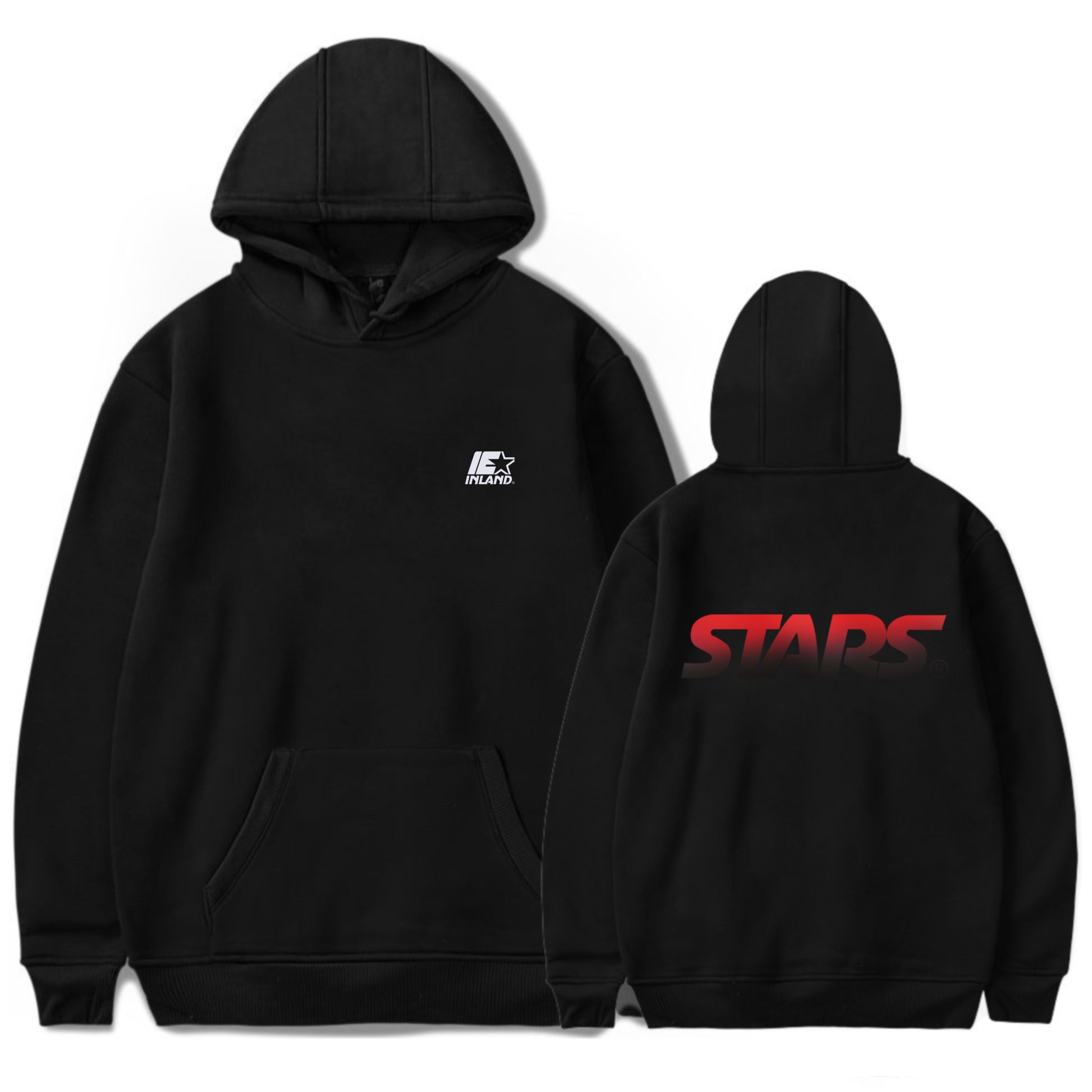 STARS LARGE PRINT HOODIE