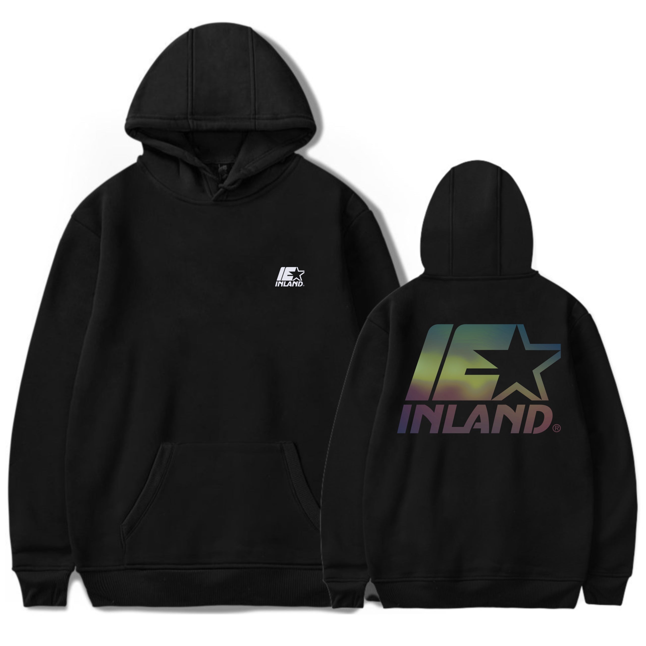 INLAND LOGO HOODIE / VEGGIE DYE