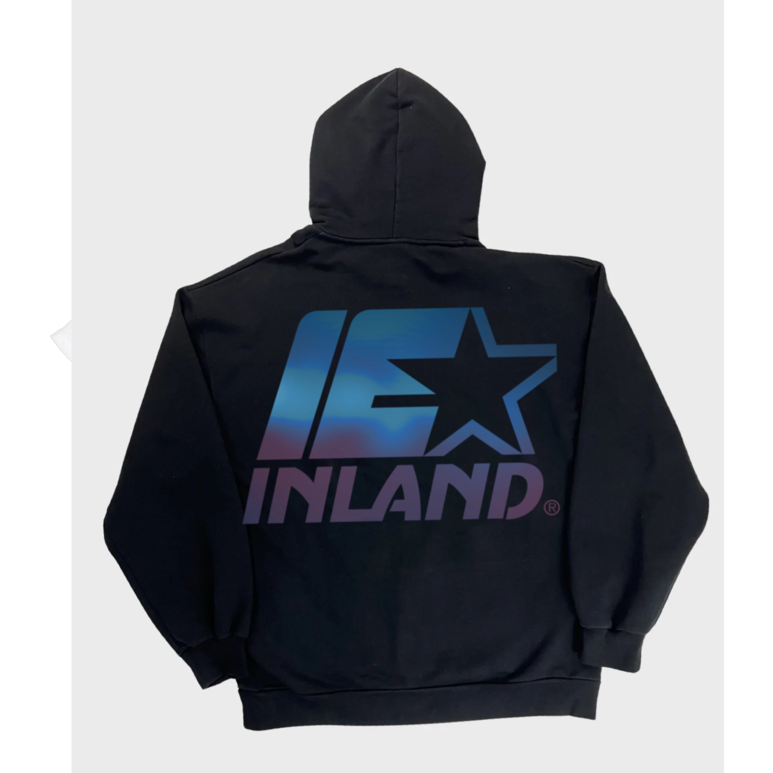 INLAND LOGO HOODIE / OCEAN DYE