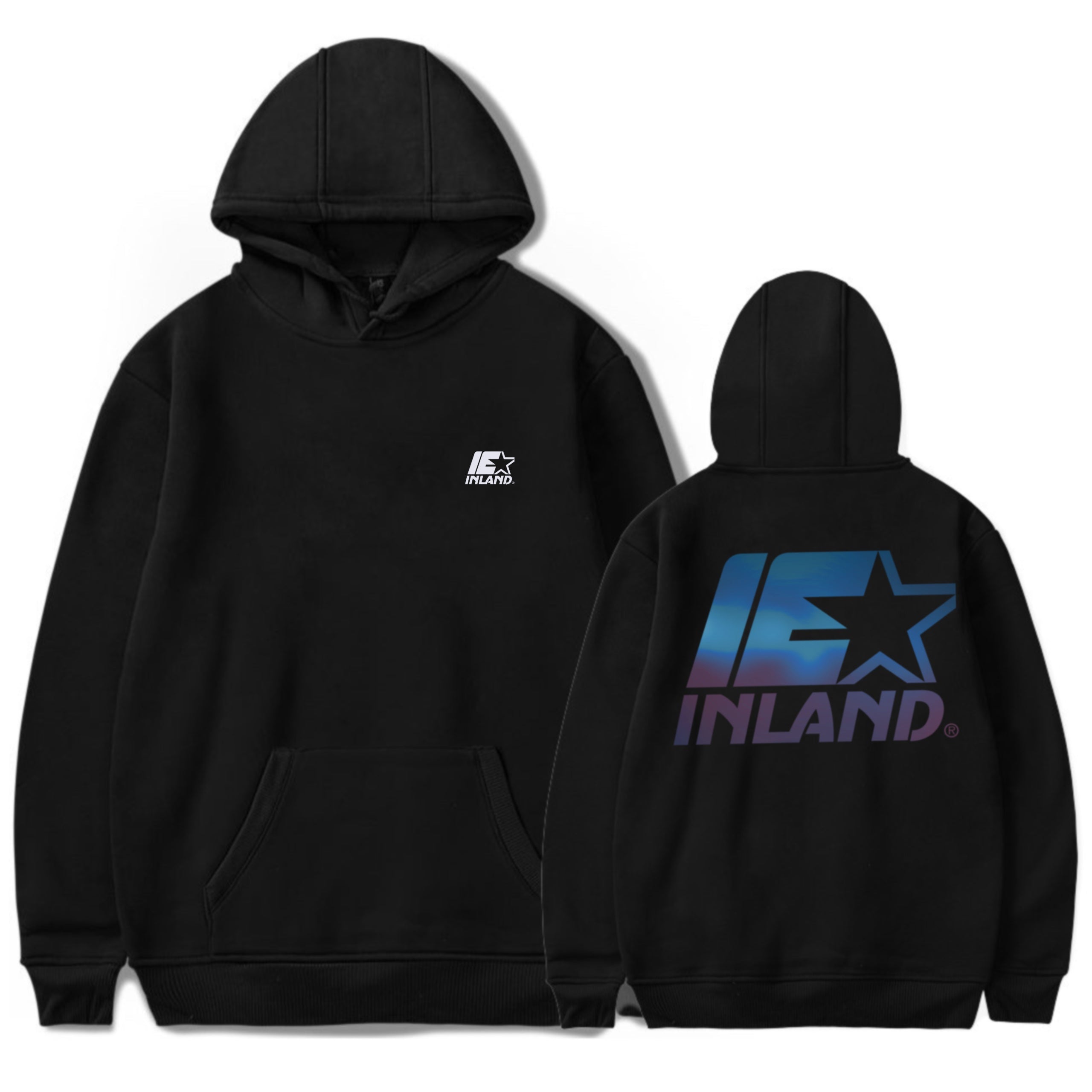 INLAND LOGO HOODIE / OCEAN DYE